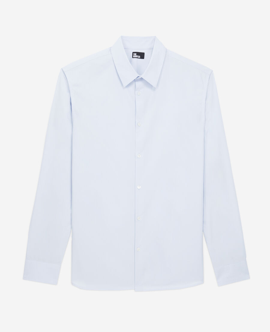 formal blue shirt