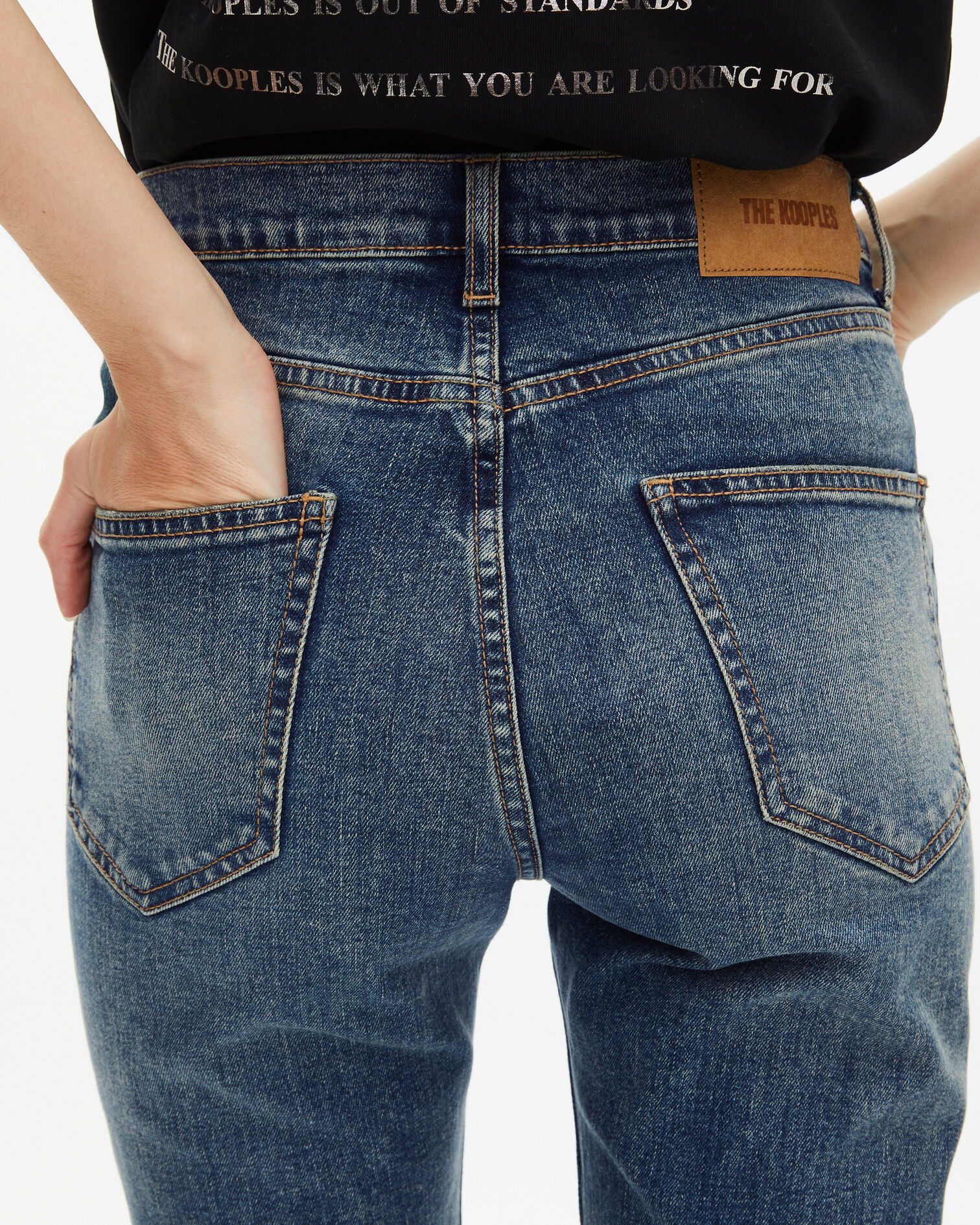 Jean slim bleu, USED RAPIECE, hi-res image number null