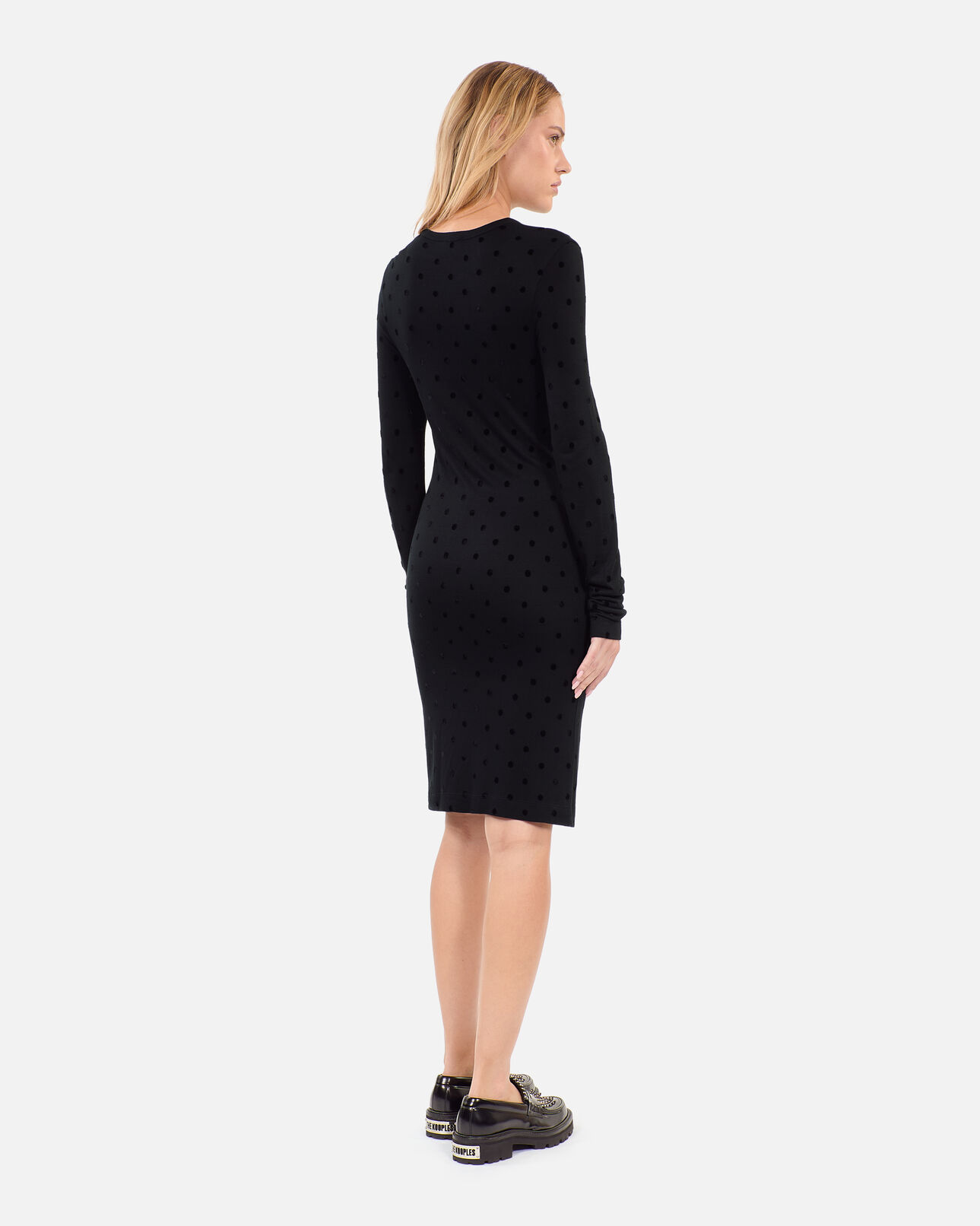 The Kooples WOMEN BLACK black short jersey dress