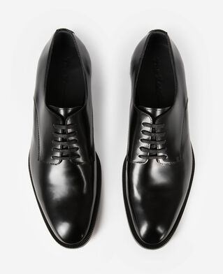 The Kooples HOMME BLACK derbies en cuir noir