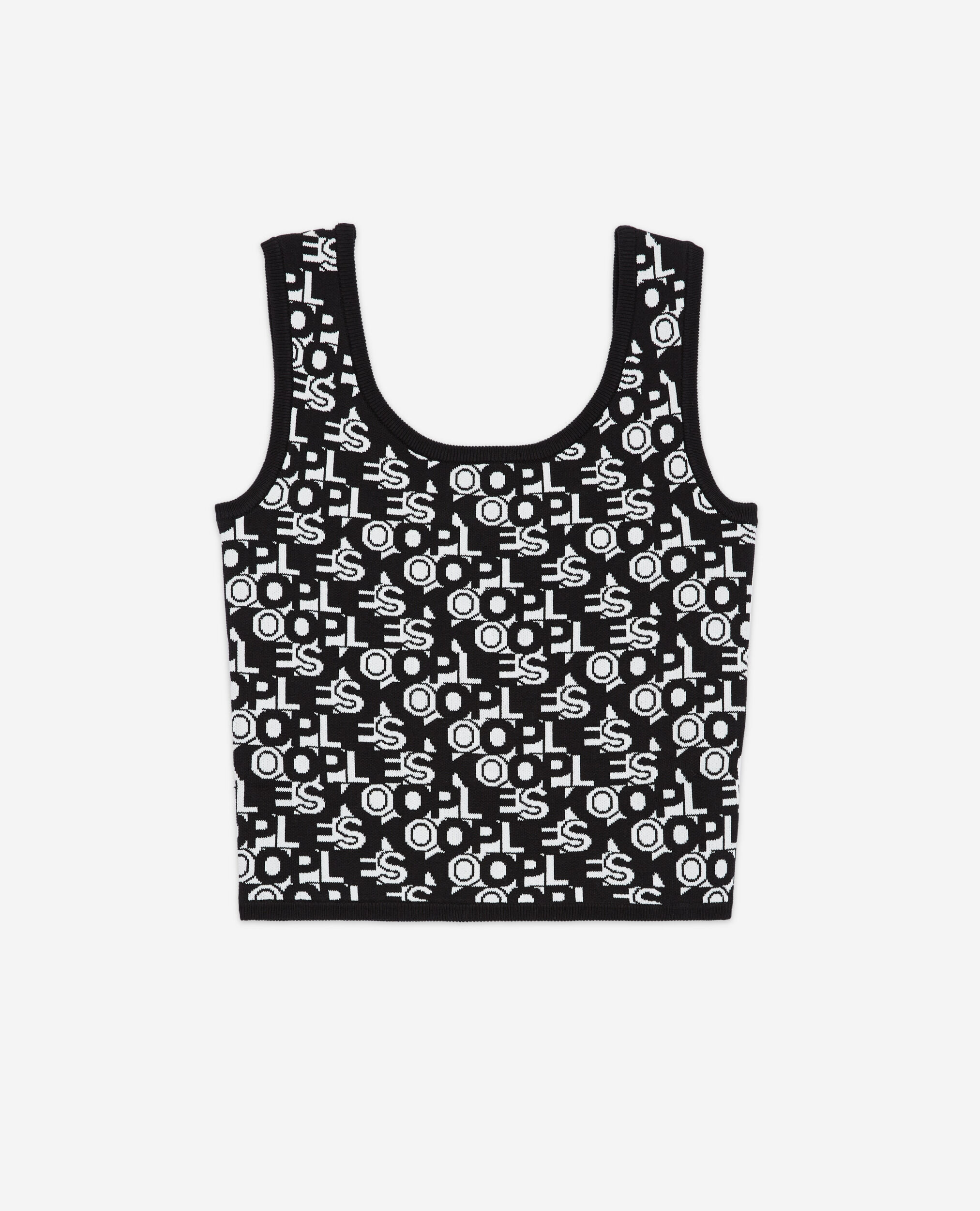 Top corto logotipo The Kooples, BLACK WHITE, hi-res image number null