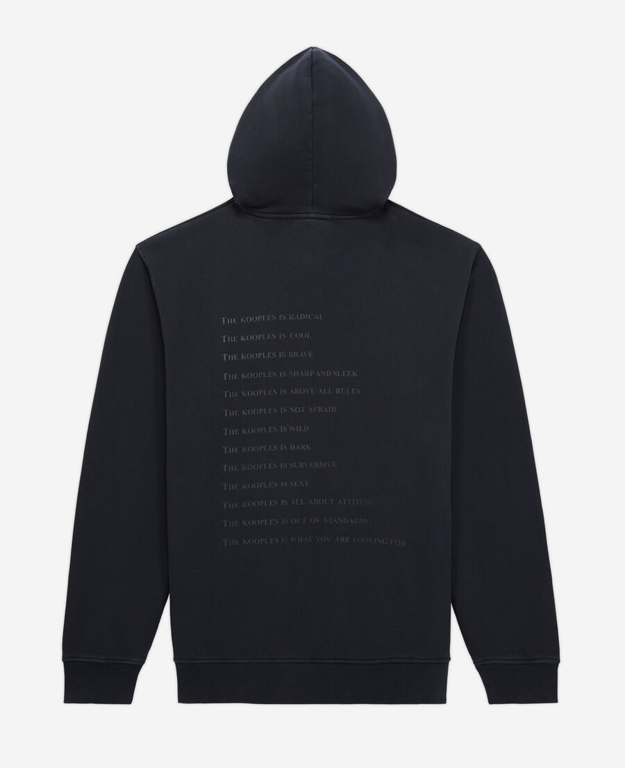 men's black what is hoodie