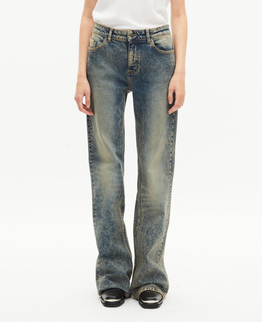 The Kooples FEMME BLUE jean bootcut bleu