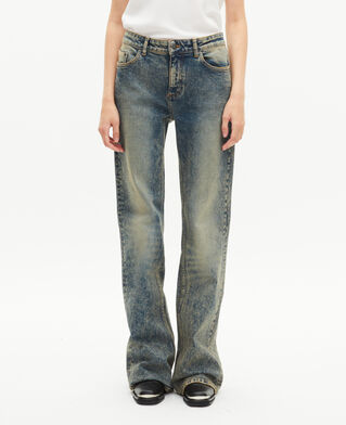 The Kooples FEMME BLUE jean bootcut bleu