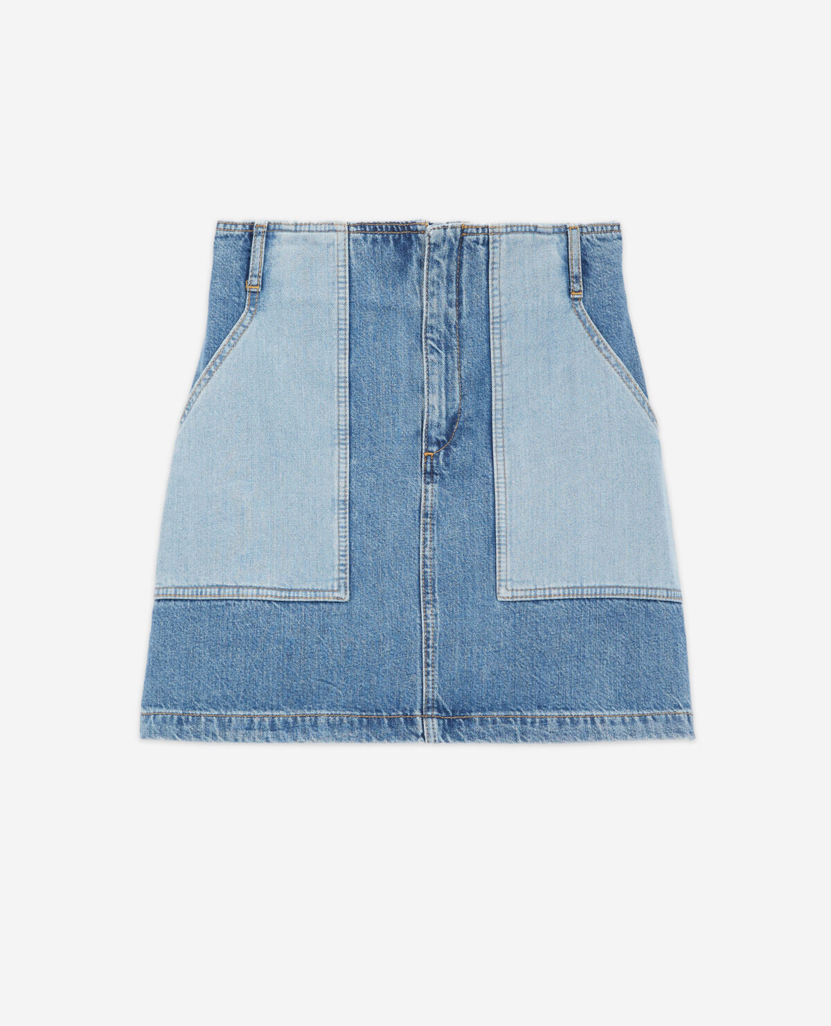 Jupe clearance jean patchwork