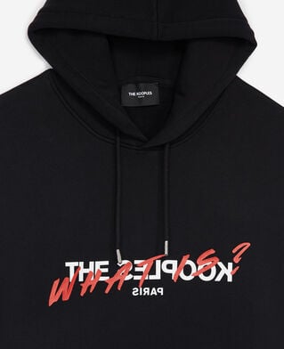 The Kooples HOMBRE BLACK sudadera negra serigraf&iacute;a what is