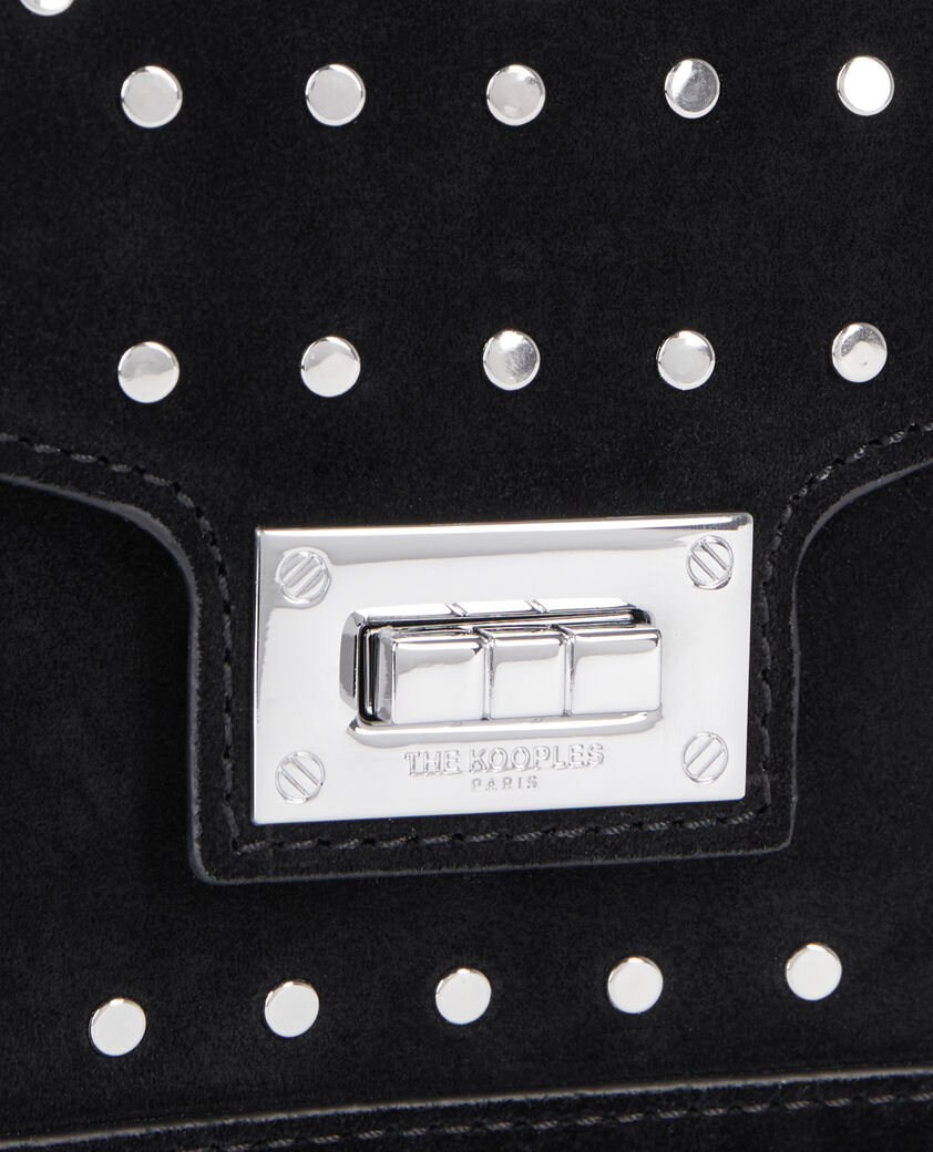 The Kooples MUJER BLACK bolso emily pequeño piel negro tachuelas
