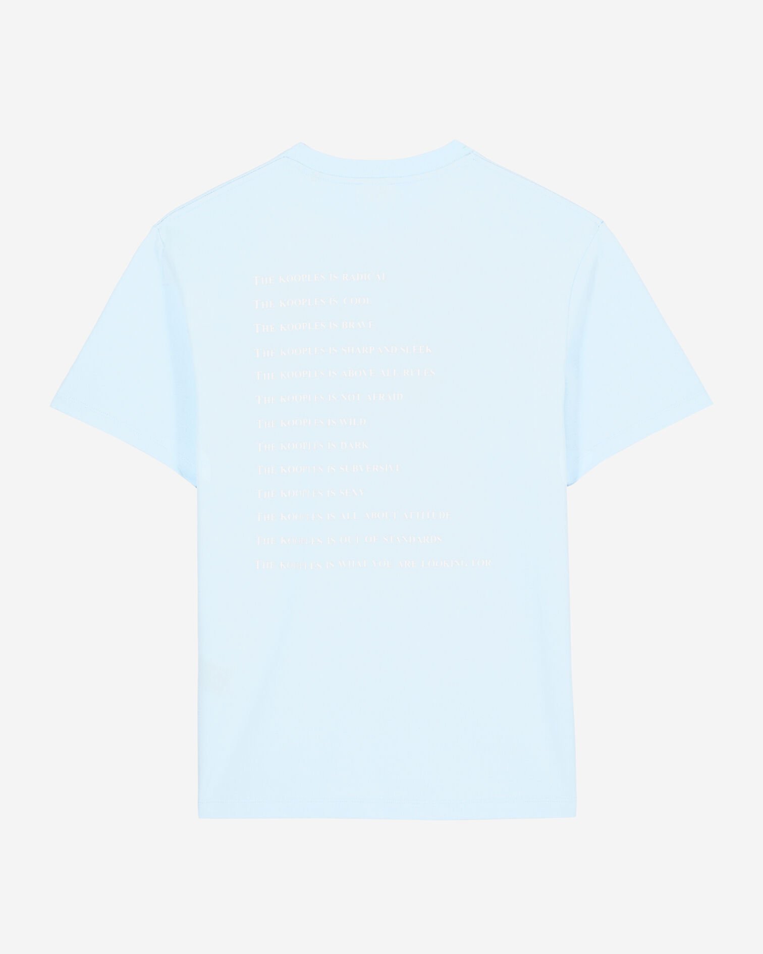 T-shirt What is bleu clair, BLUE SKY, hi-res image number null
