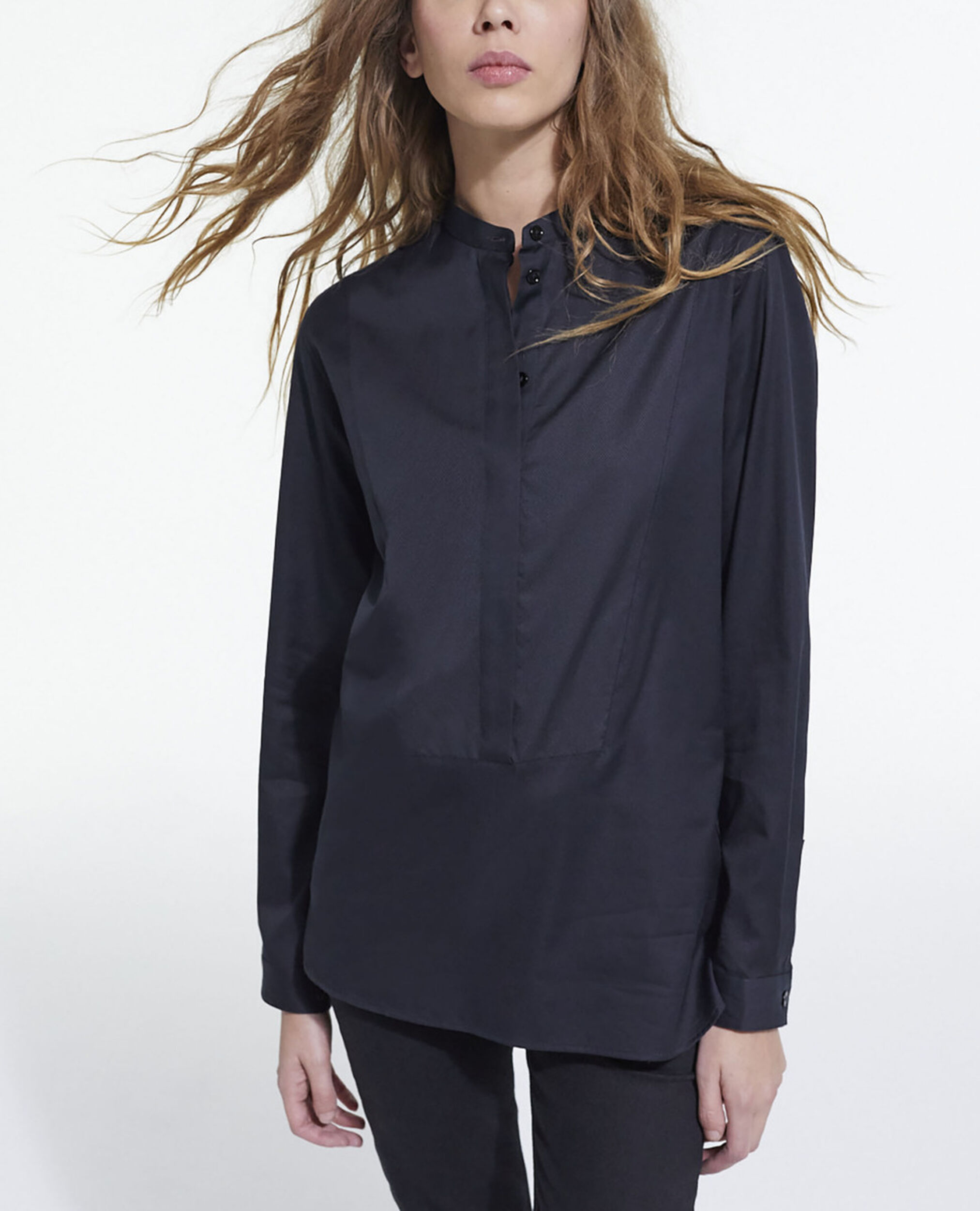 Black shirt, BLACK, hi-res image number null