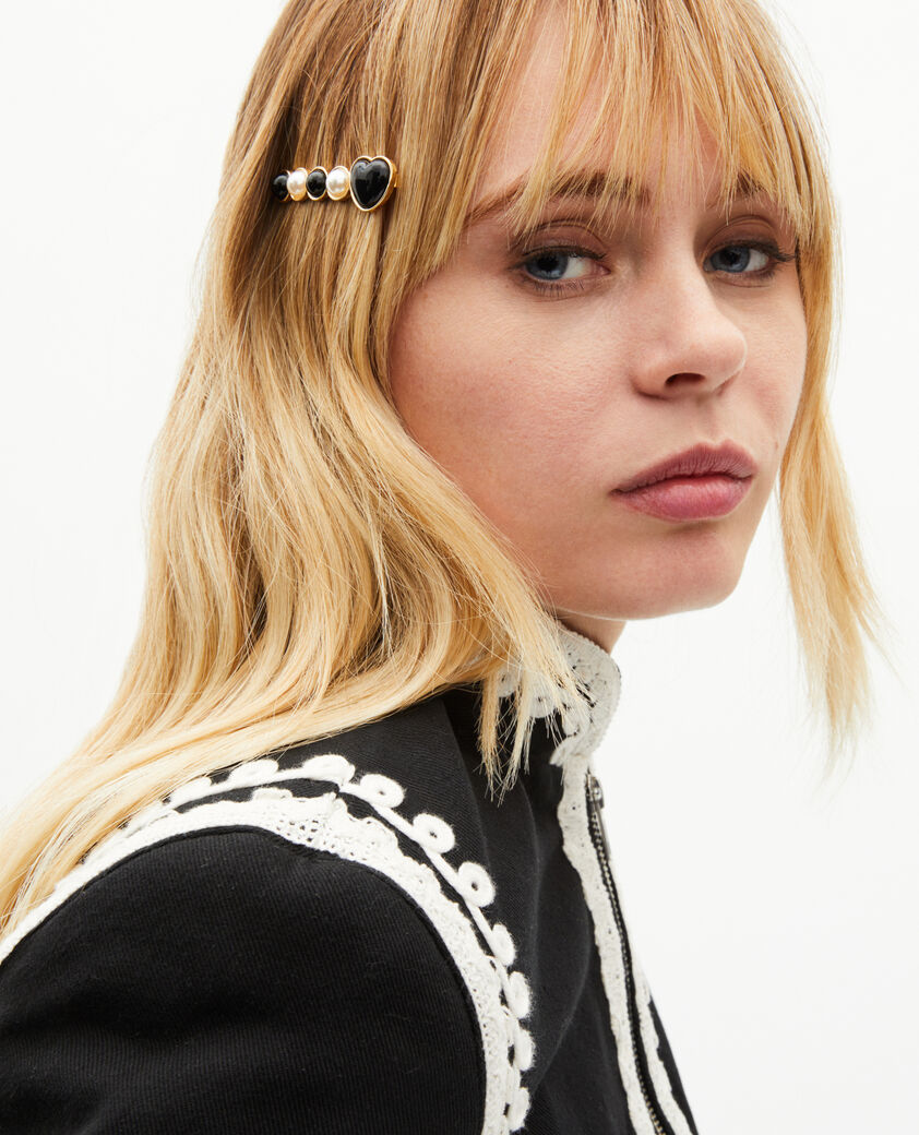 The Kooples FEMME GOLD barettes pour cheveux dor&eacute;es