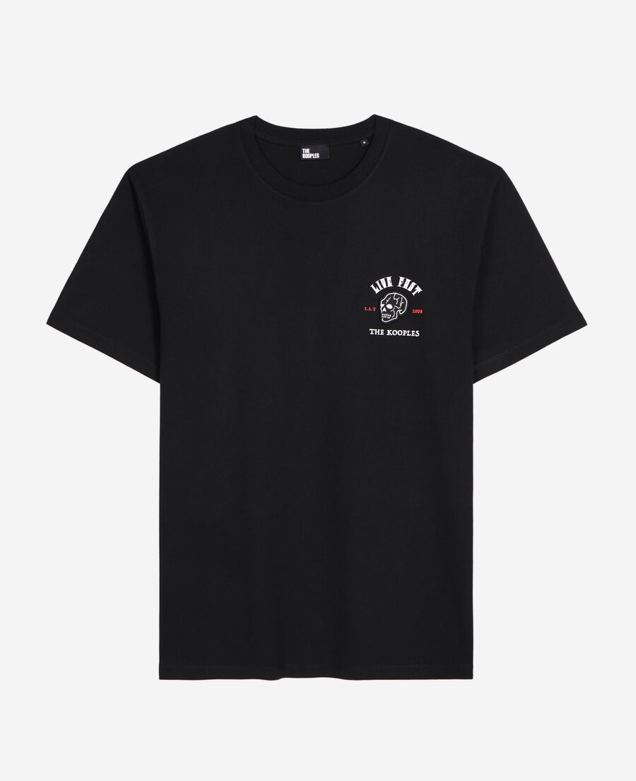 The Kooples H BLACK black live fast t-shirt