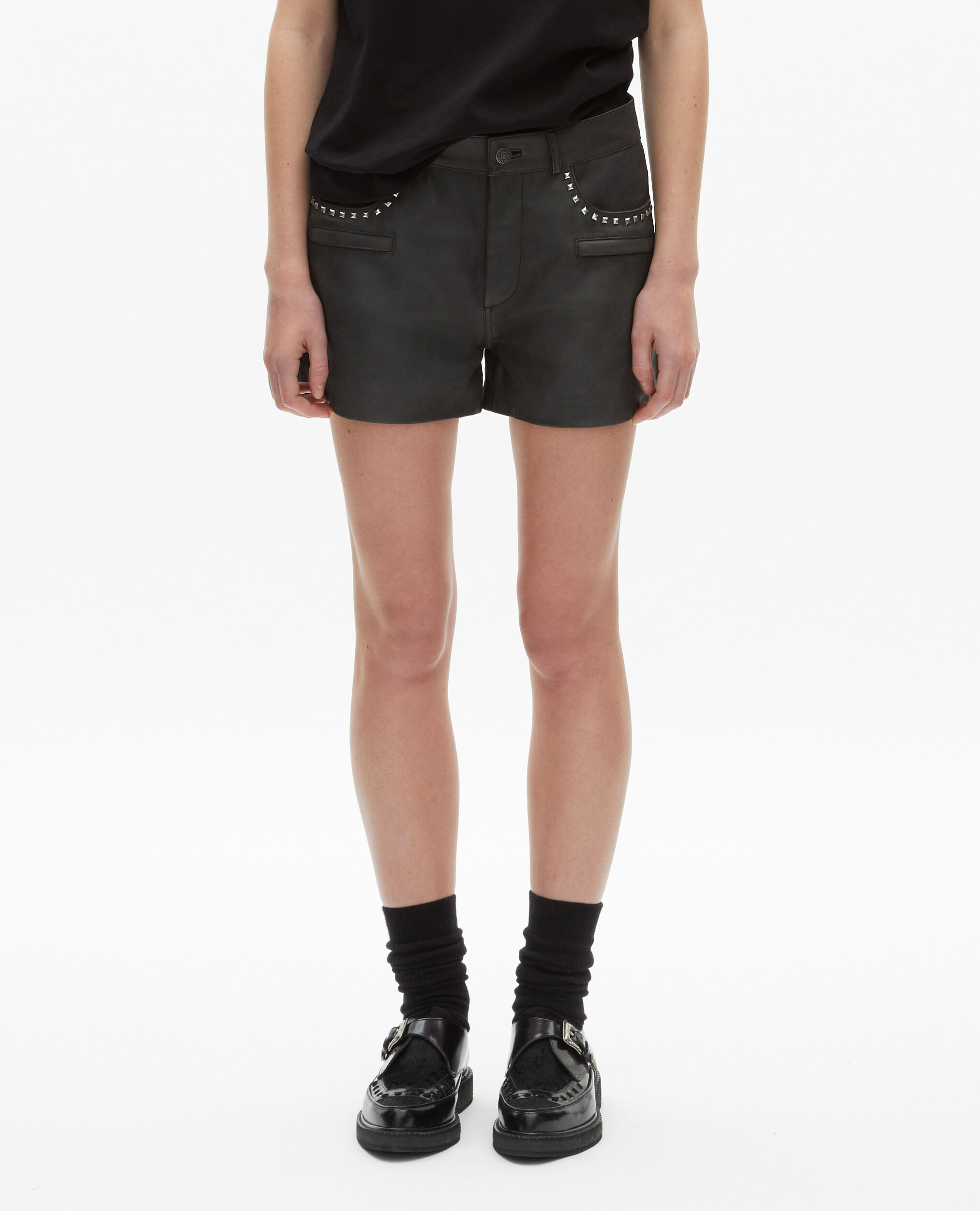 Short piel negro, BLACK STONE, hi-res image number null