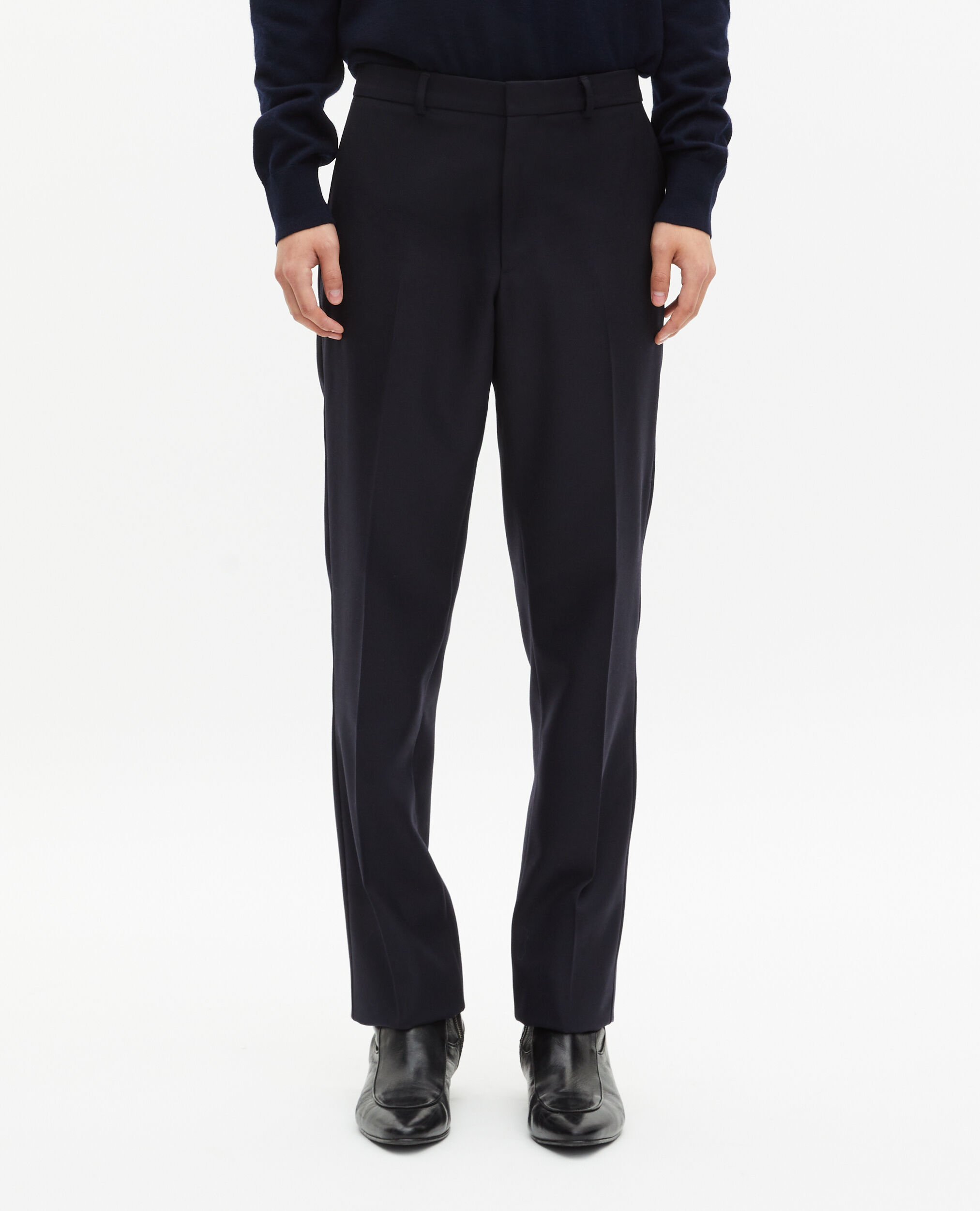 Pantalon droit marine, NAVY, hi-res image number null
