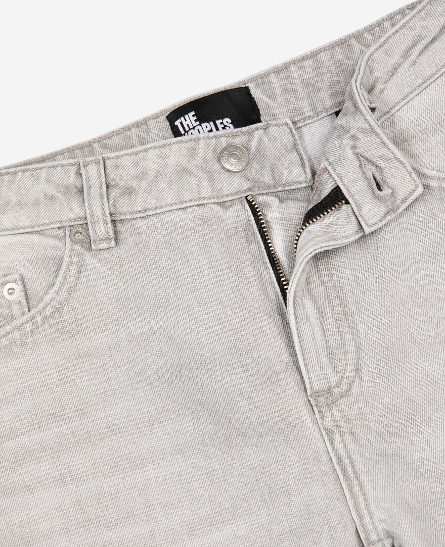 The Kooples WOMEN GREY light grey straight jeans