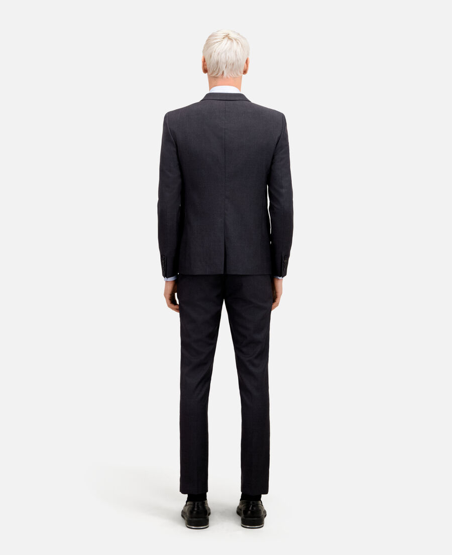 gray wool suit jacket