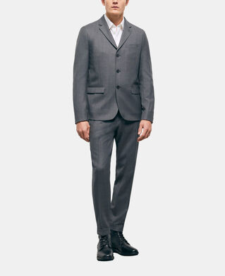The Kooples MEN GREY gray wool suit jacket