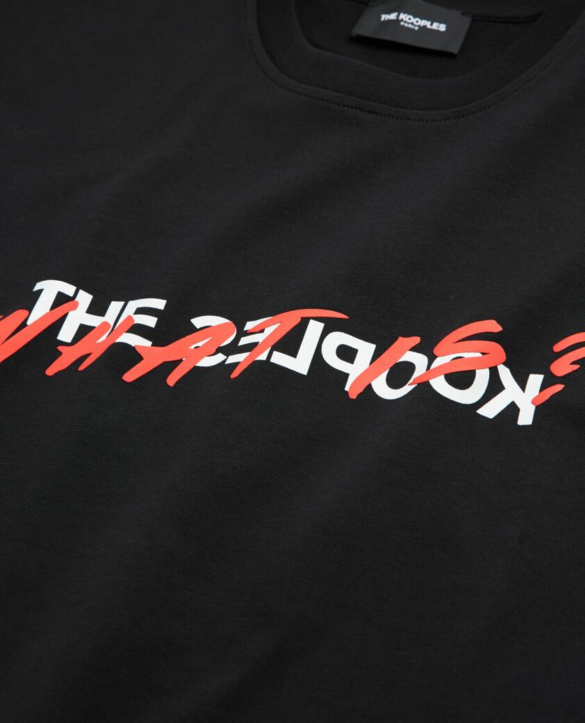 The Kooples DAMEN BLACK t-shirt what is schwarz