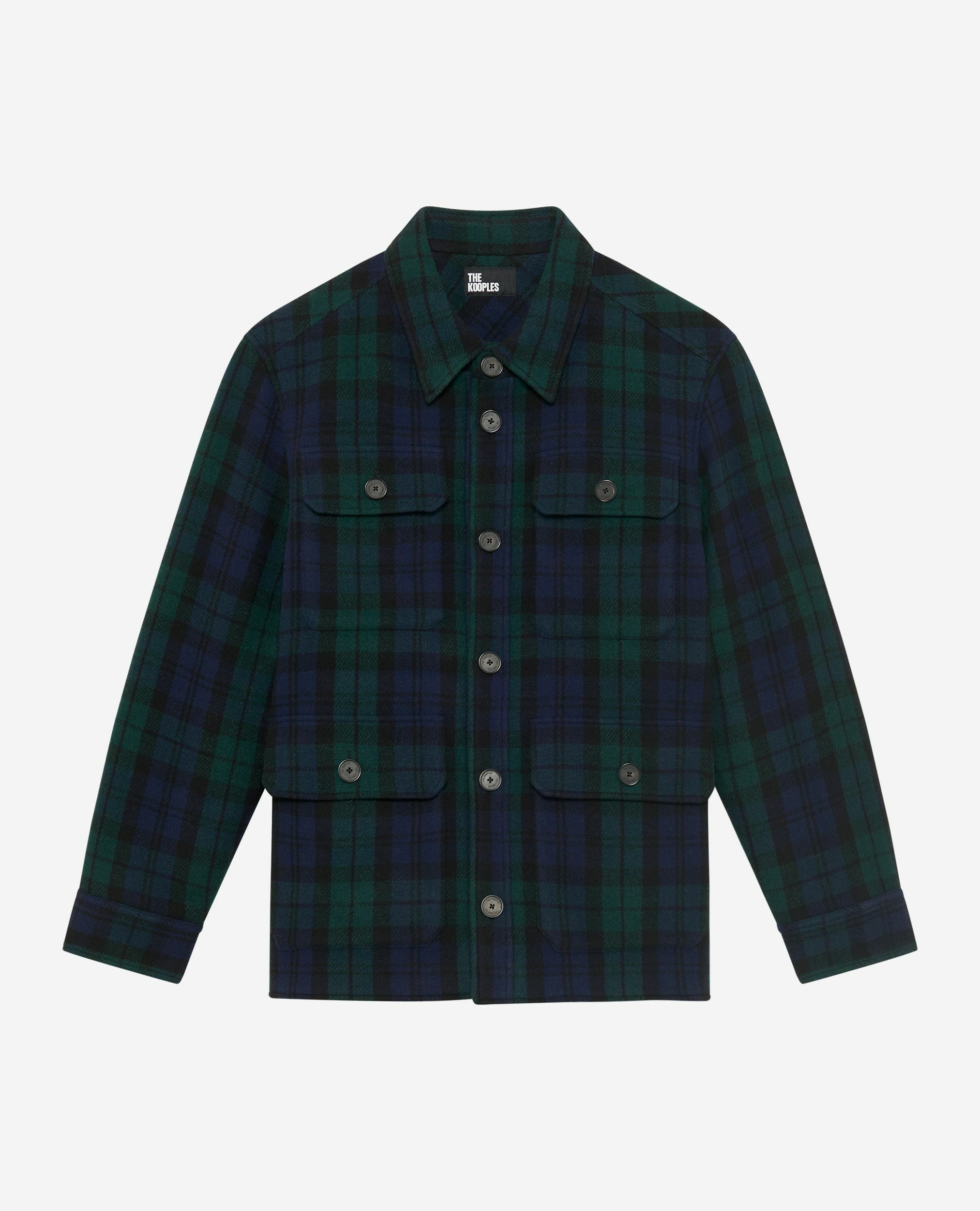 Surchemise en tartan vert foncé, GREEN / BLACK, hi-res image number null