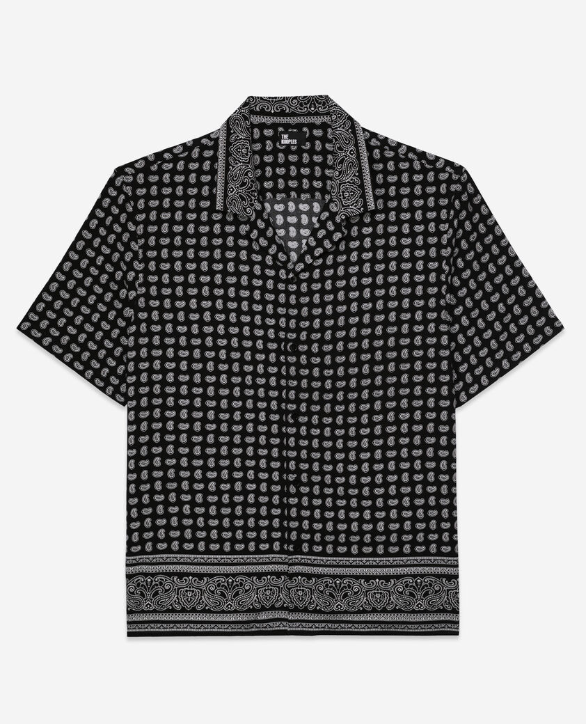 The Kooples HOMBRE BLACK WHITE camisa estampada