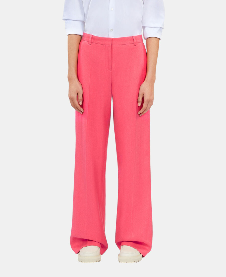 The Kooples F RETRO PINK fuchsia suit trousers