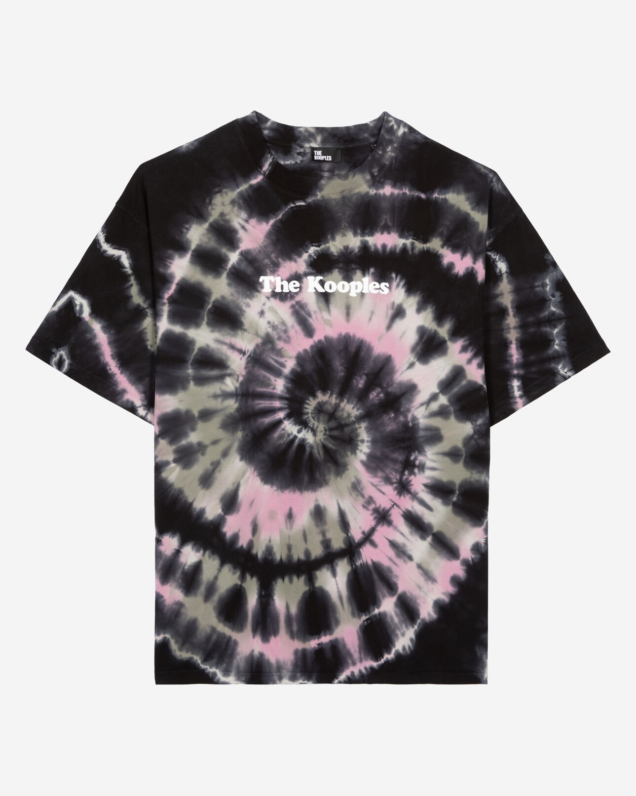The Kooples HERREN ECRU GREEN t-shirt tie and dye