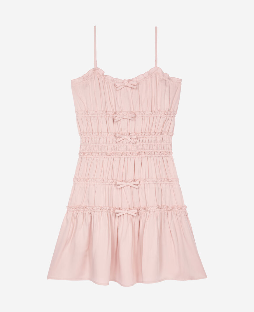 The Kooples FEMME LILA robe courte avec nœuds lilas