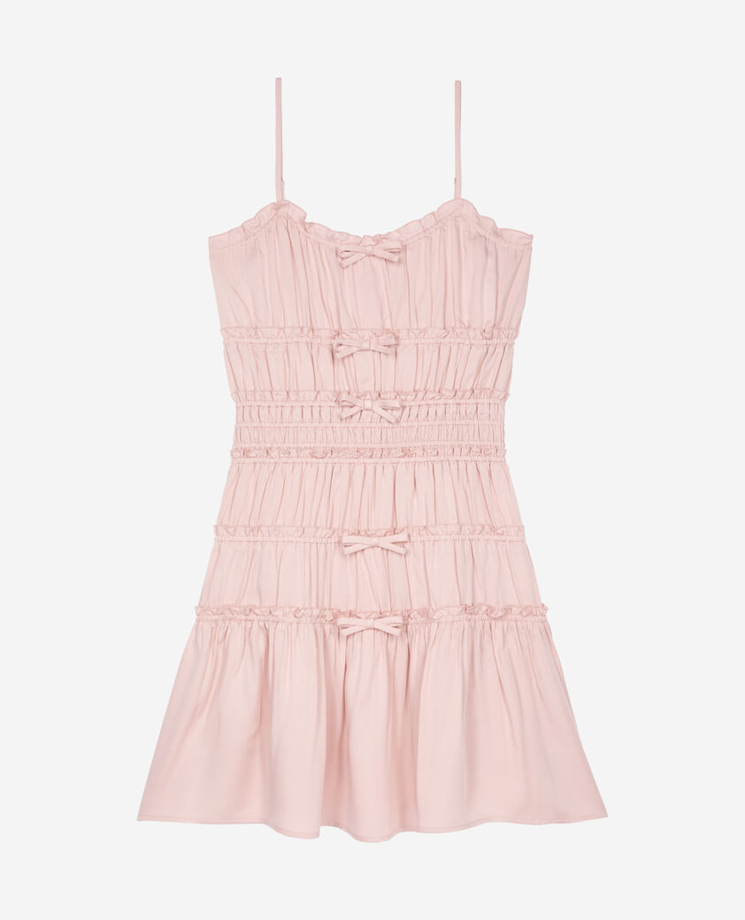 The Kooples FEMME LILA robe courte avec nœuds lilas