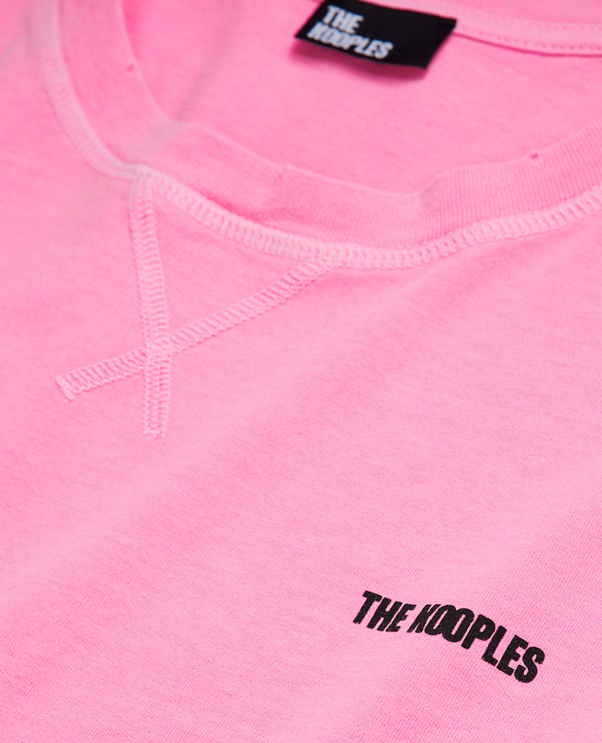 Men's fluorescent pink t-shirt with logo, FLUO PINK, hi-res image number null