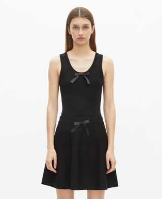 The Kooples WOMEN BLACK short black mesh skirt