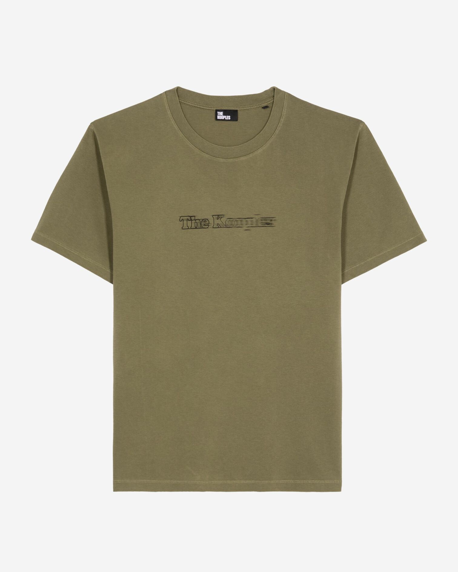 T-shirt avec logo effet vintage kaki, KAKI, hi-res image number null