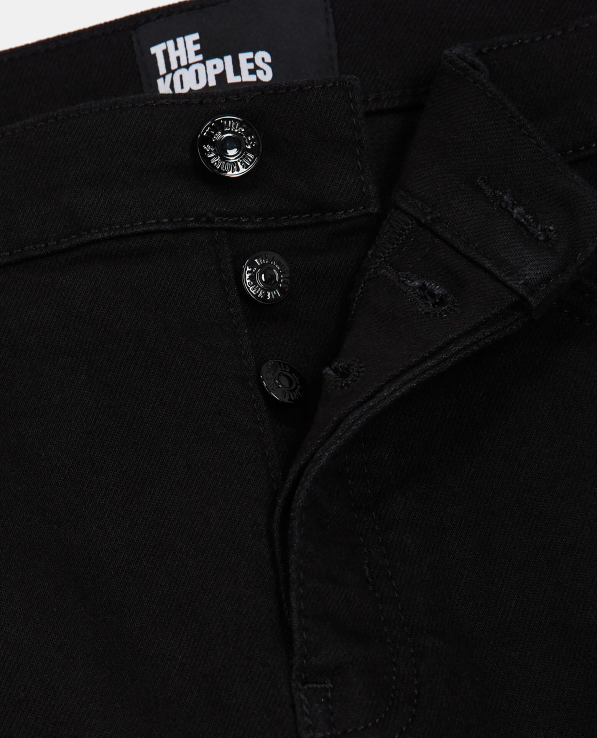 Black flare jeans, BLACK, hi-res image number null