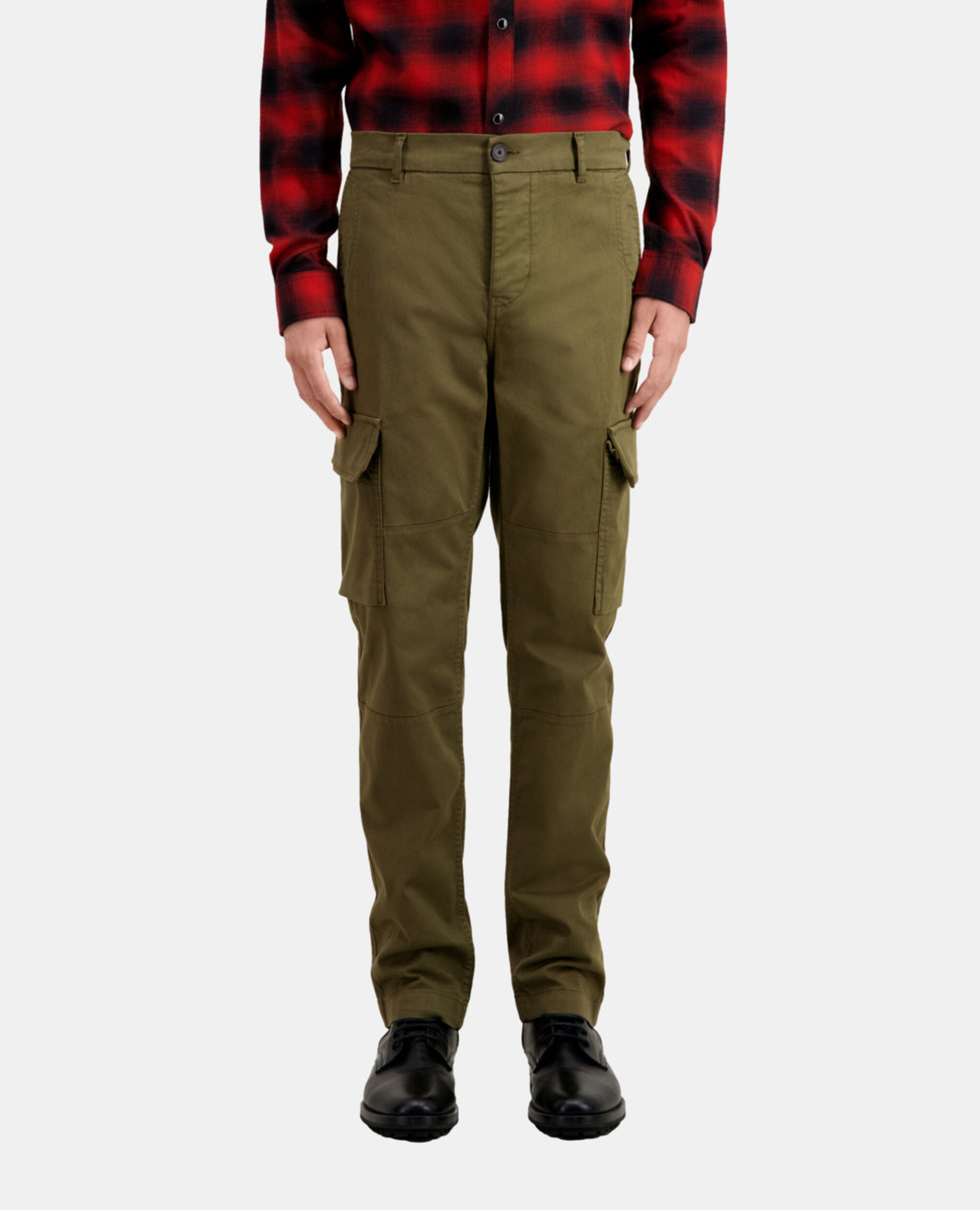Khaki cargo pants, KAKI, hi-res image number null