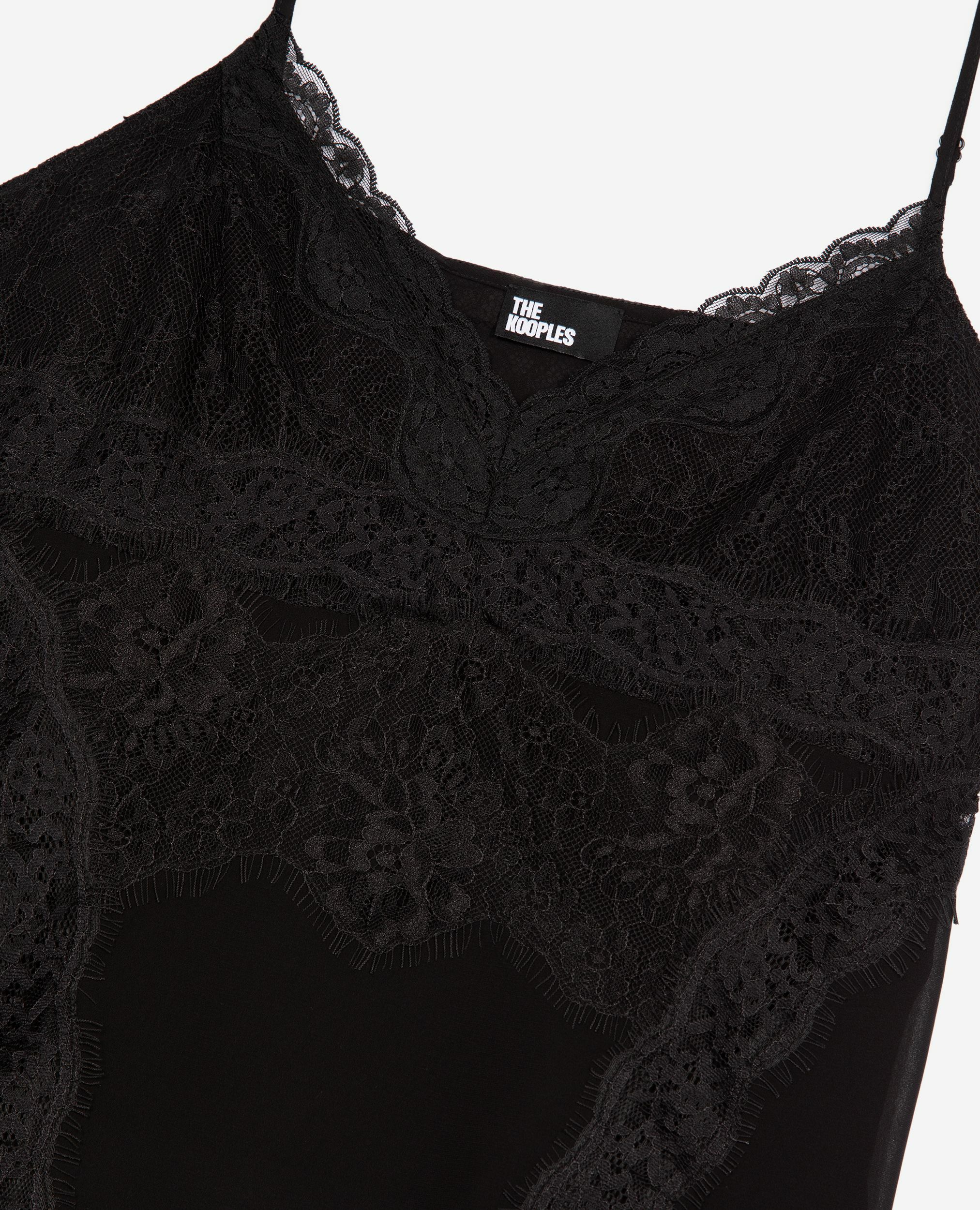 Black lace camisole, BLACK, hi-res image number null