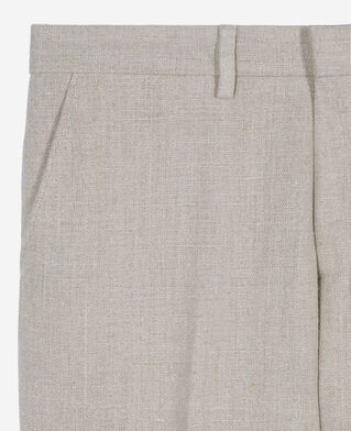 The Kooples H BEIGE beige linen suit trousers