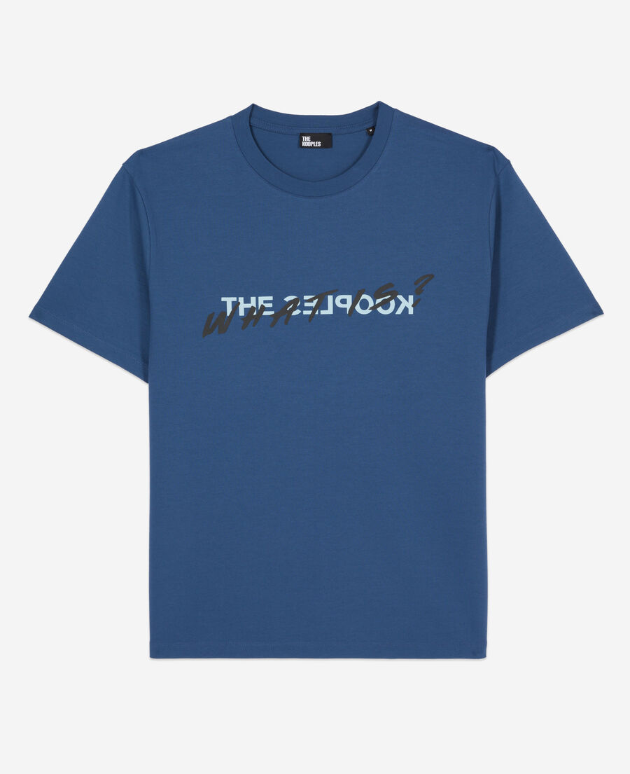 The Kooples HOMME MIDDLE NAVY t-shirt what is bleu roi