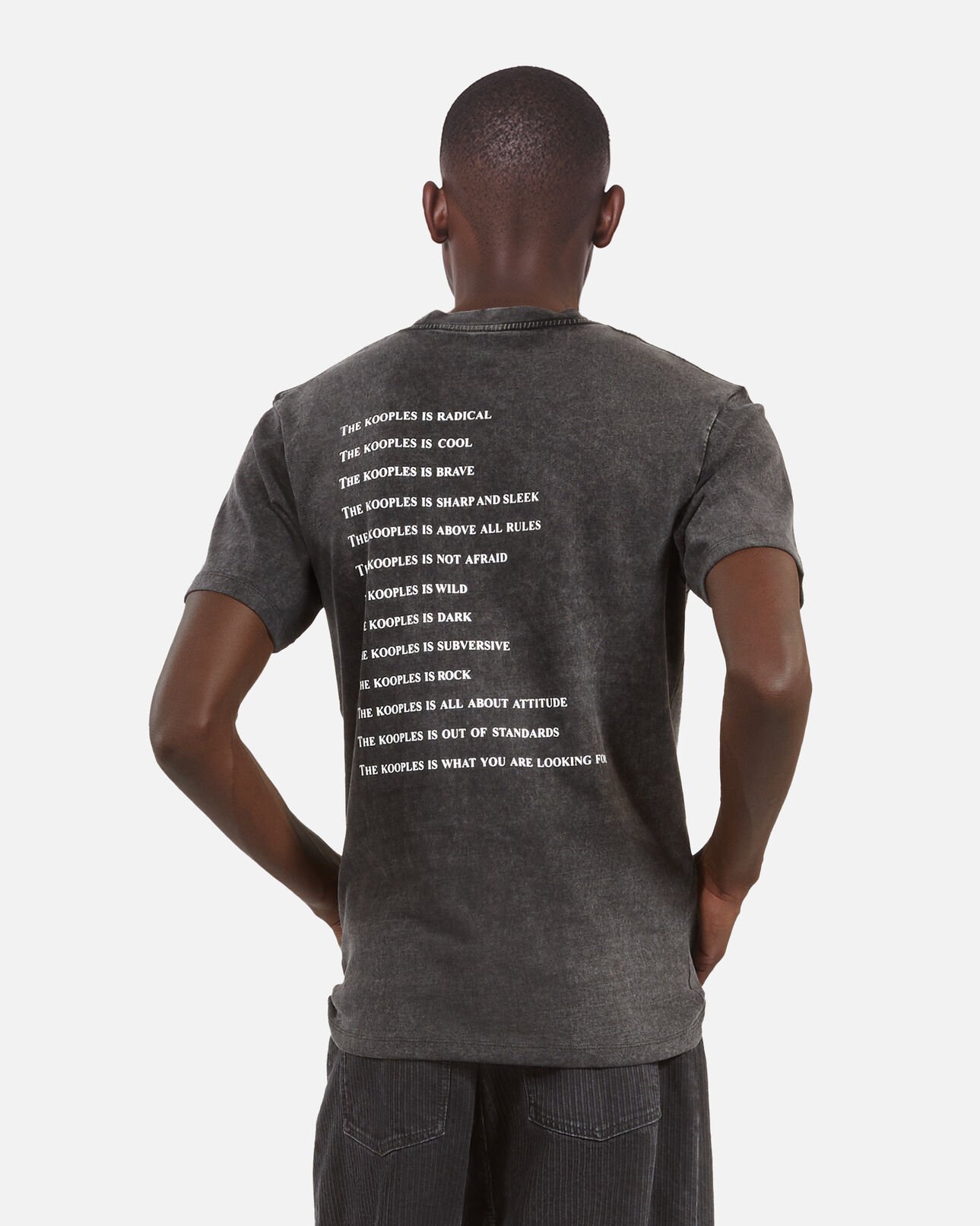The Kooples H BLACK WASHED black what is t-shirt