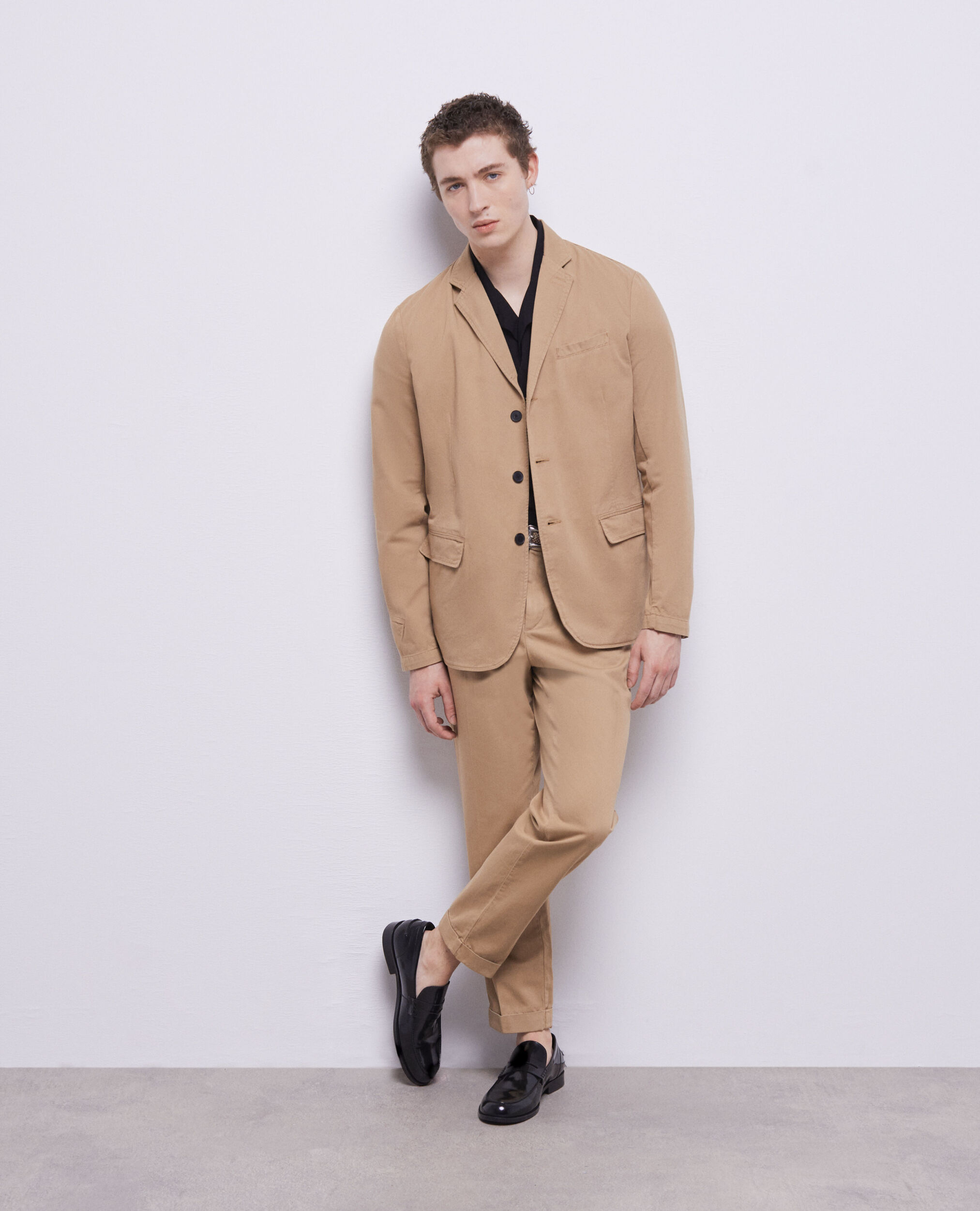 Mens tan hotsell dress coat