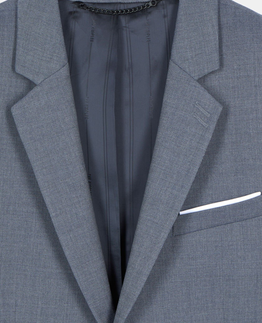 The Kooples MEN BLUE blue wool suit jacket