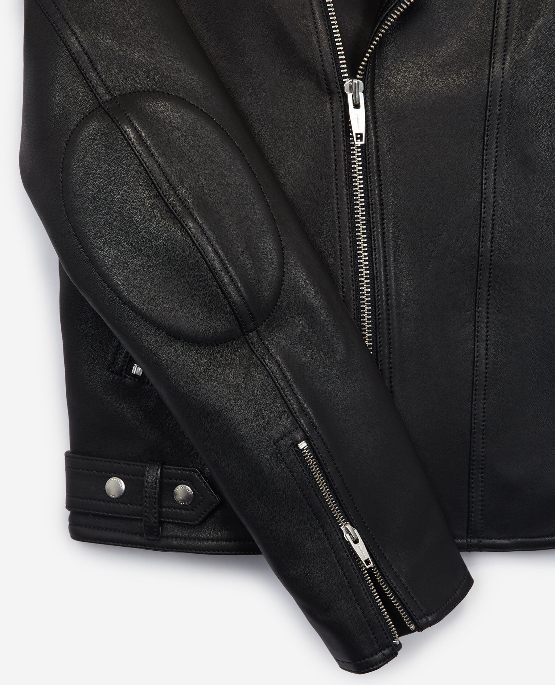 Leather jacket with elbow cheap patches
