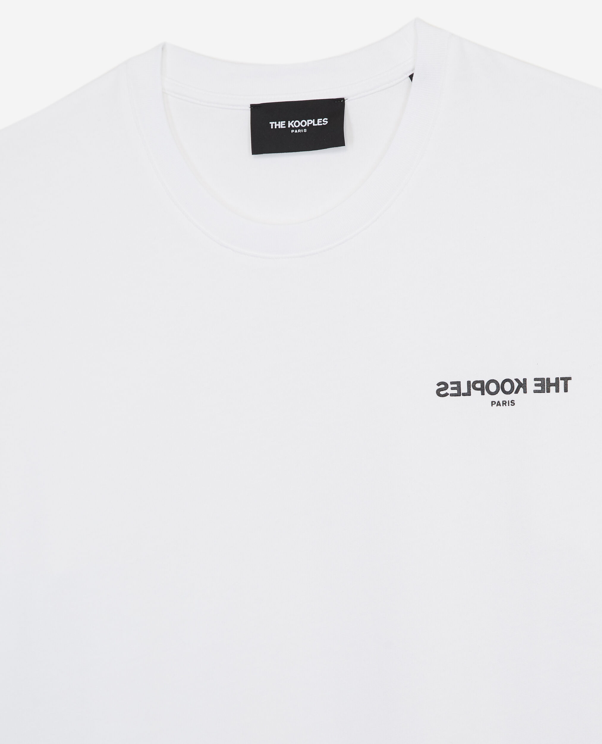 Camiseta blanca logotipo pecho, WHITE, hi-res image number null