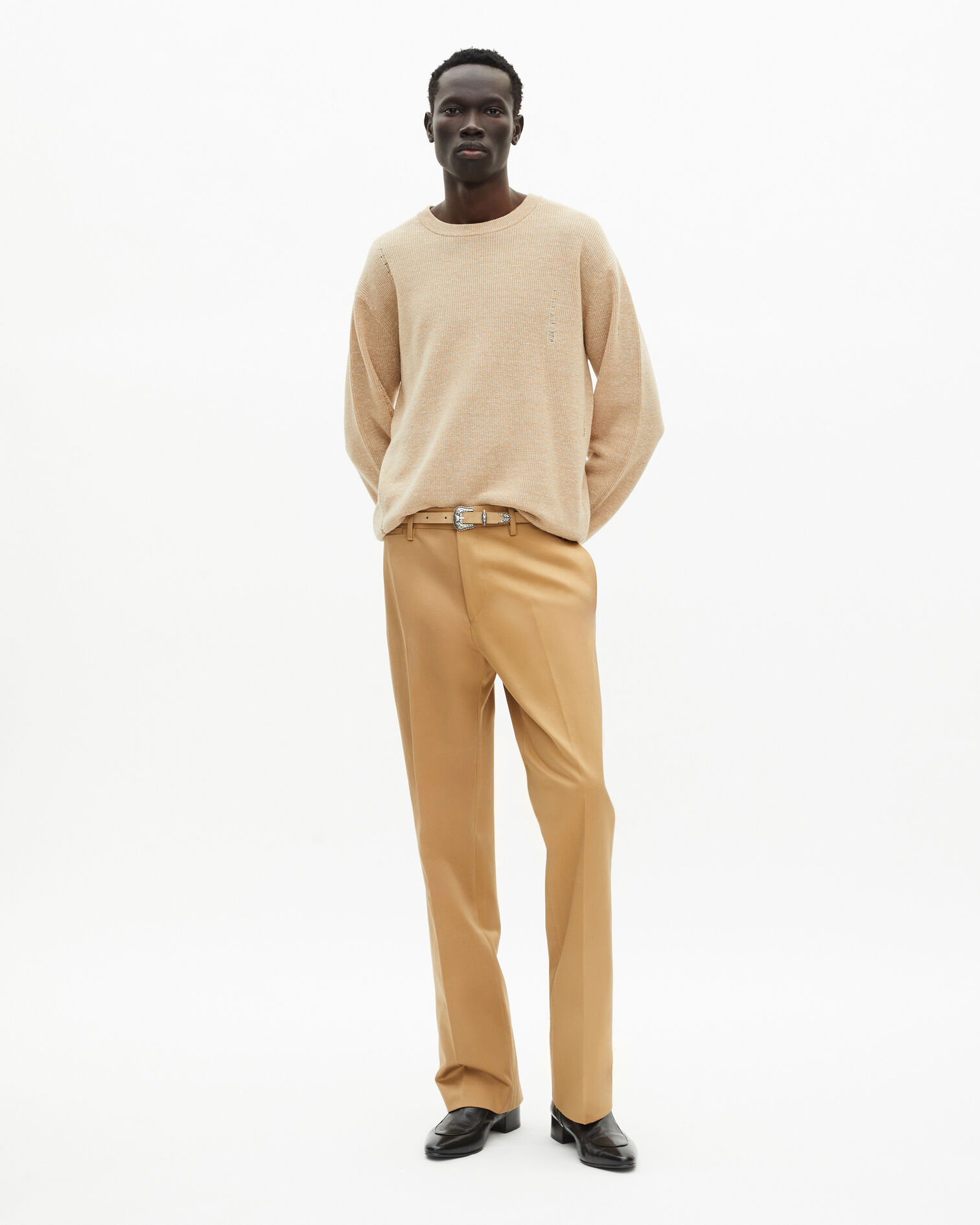 Camel flared pants, CAMEL, hi-res image number null