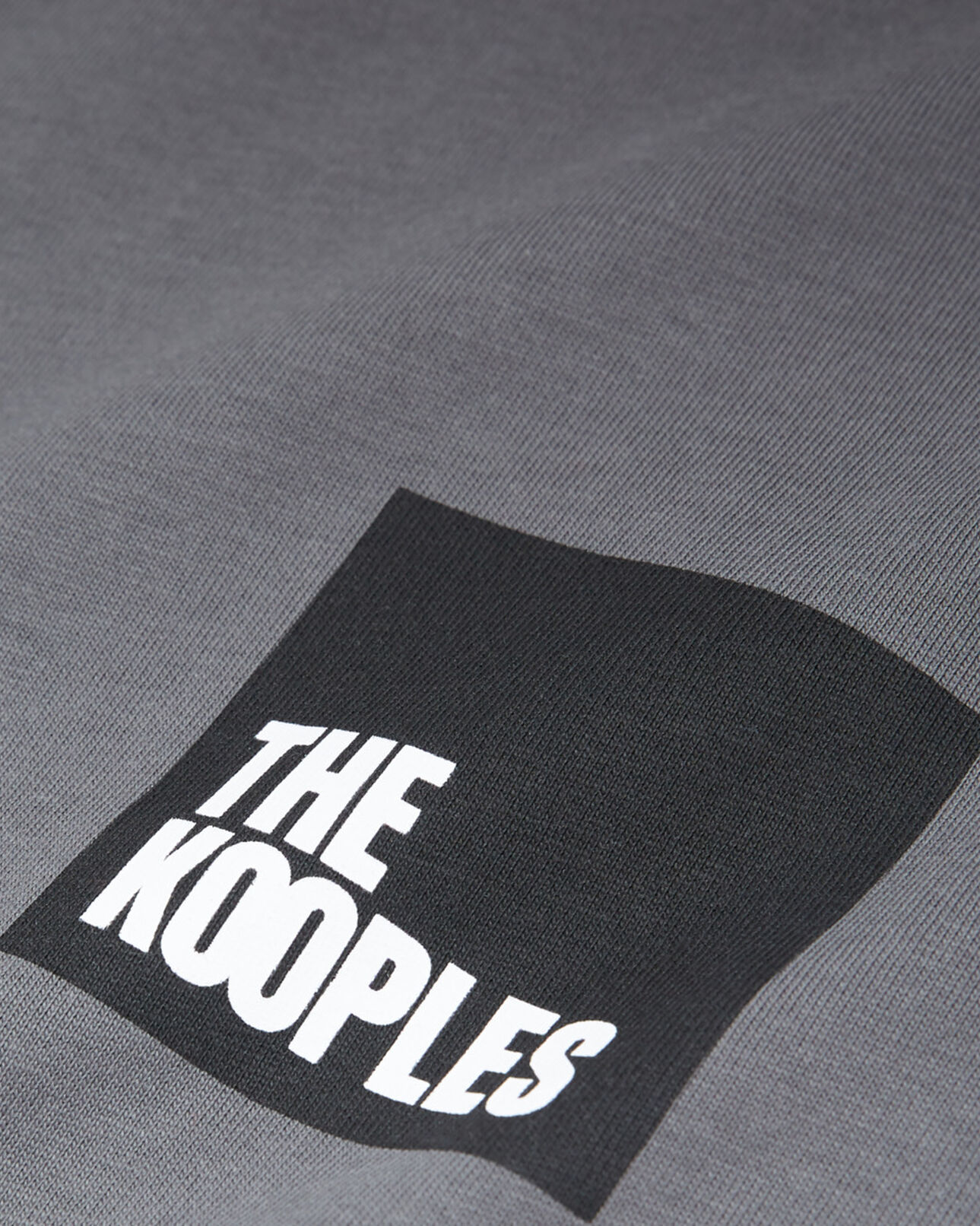 The Kooples MEN ANTHRACITE gray t-shirt