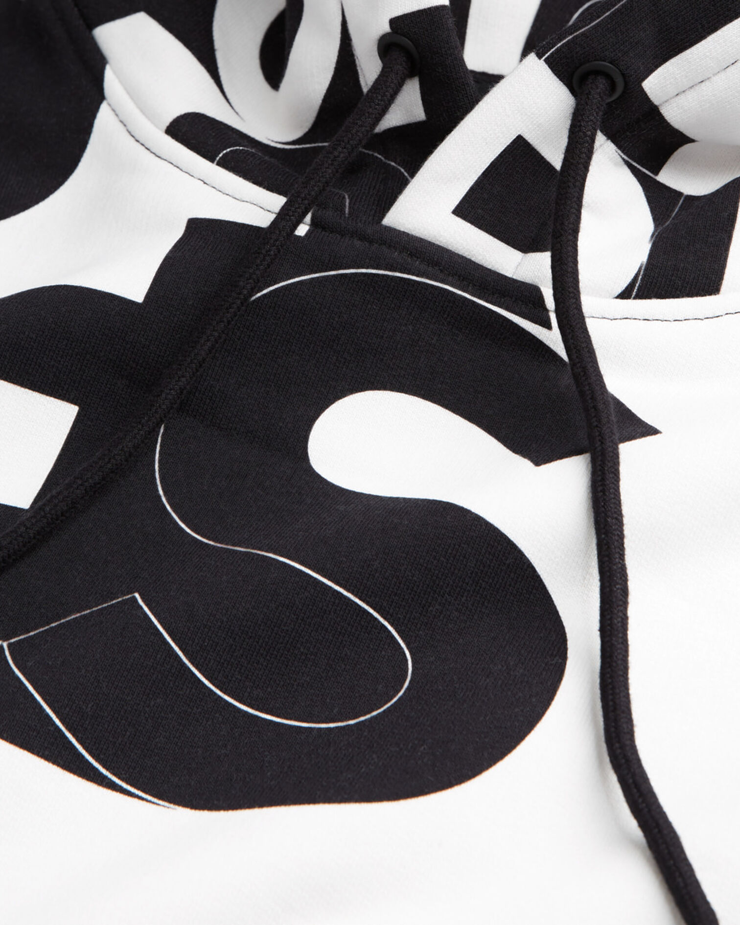Sweatshirt with The Kooples logo, BLACK / WHITE, hi-res image number null