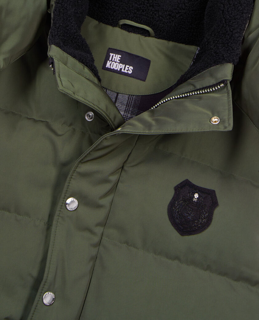 The Kooples HOMME OLIVE doudoune sans manches kaki