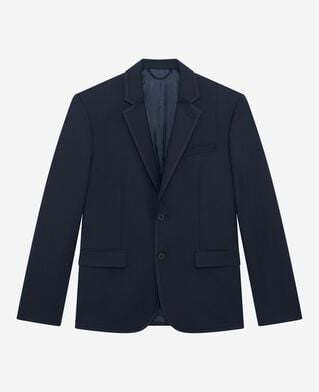 The Kooples HOMME DARK NAVY veste de costume en laine bleu marine