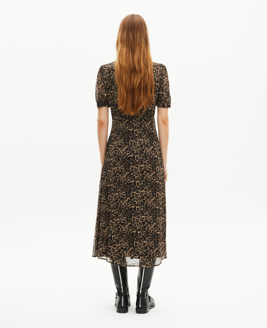 The Kooples F LEOPARD long leopard dress