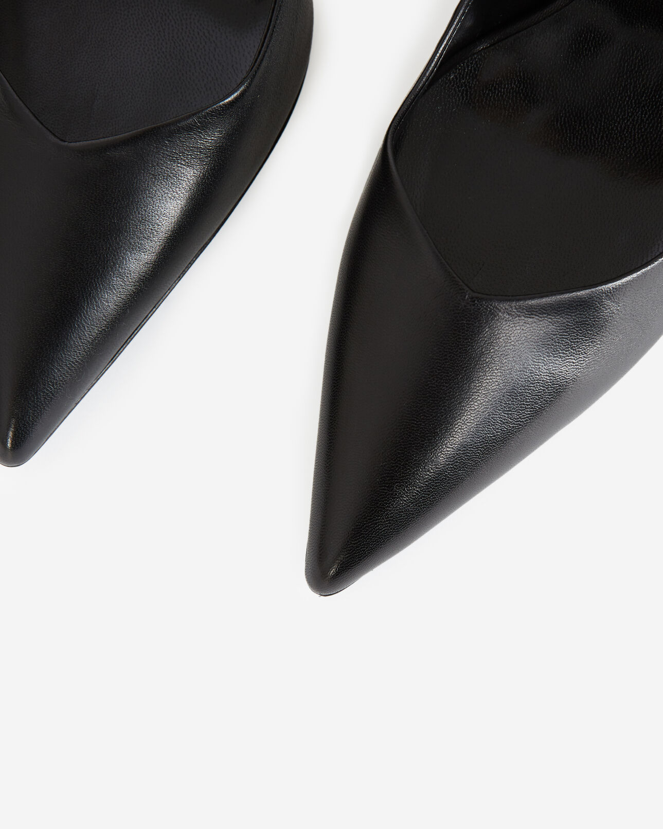 The Kooples FEMME BLACK escarpins talons hauts noirs à boucles