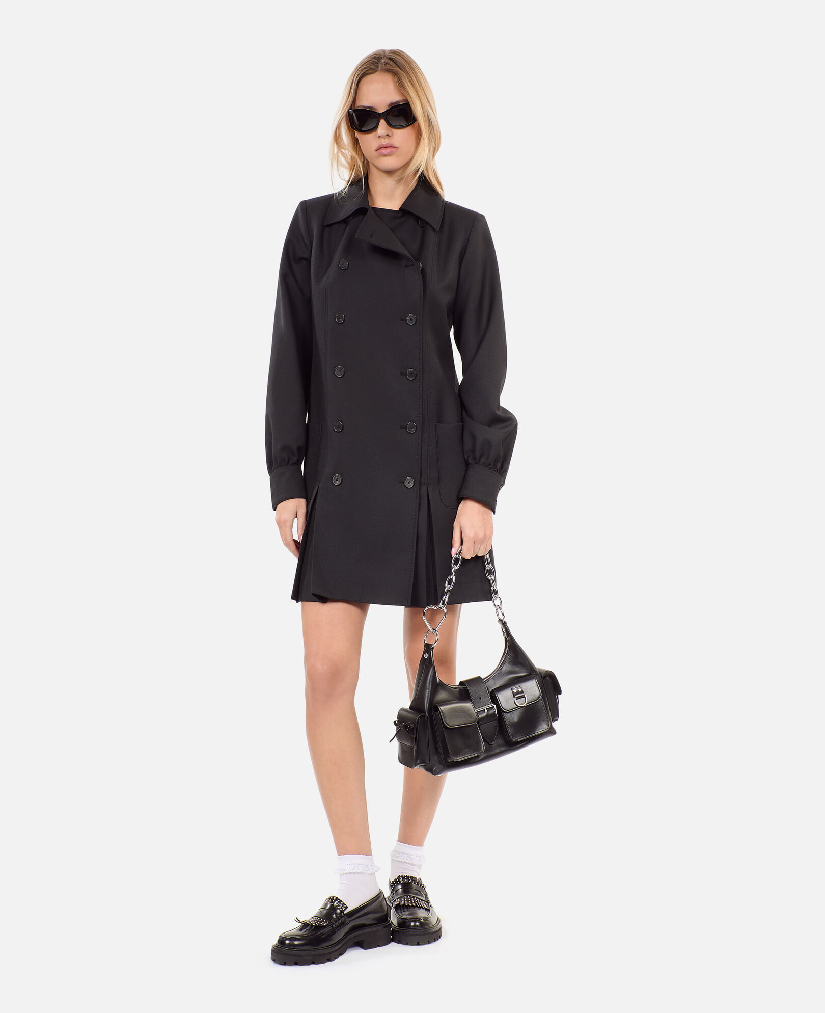 The Kooples MUJER BLACK vestido traje corto negro