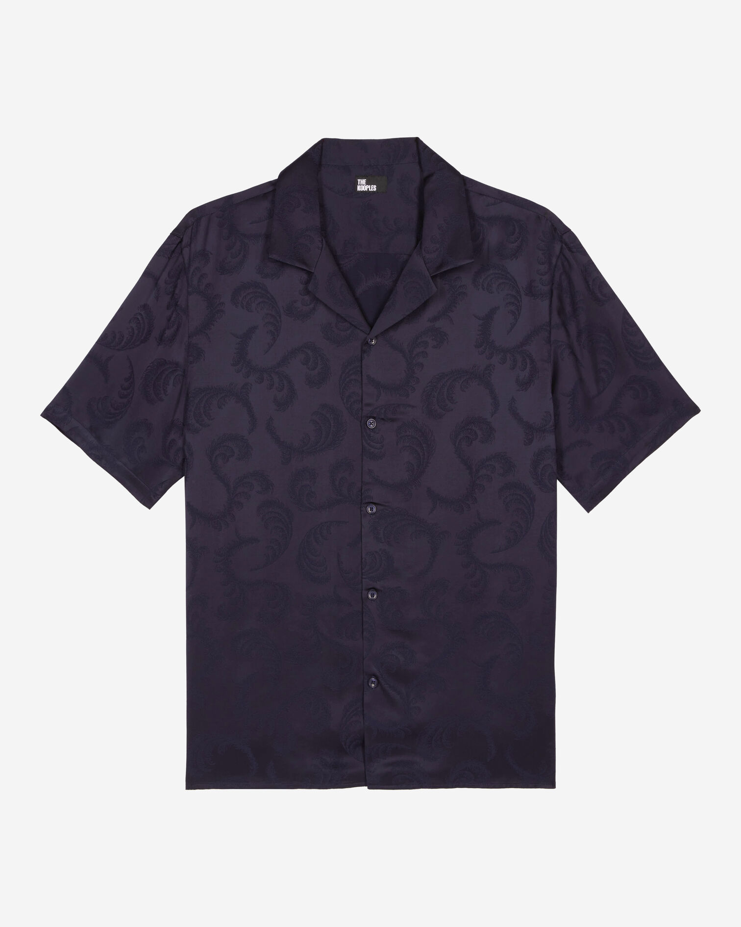 Chemise manches courtes marine, NAVY, hi-res image number null