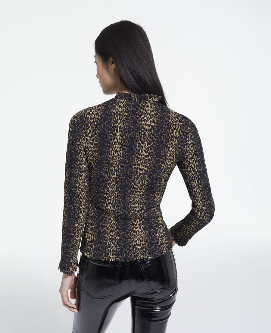 The Kooples WOMEN LEOPARD leopard print top